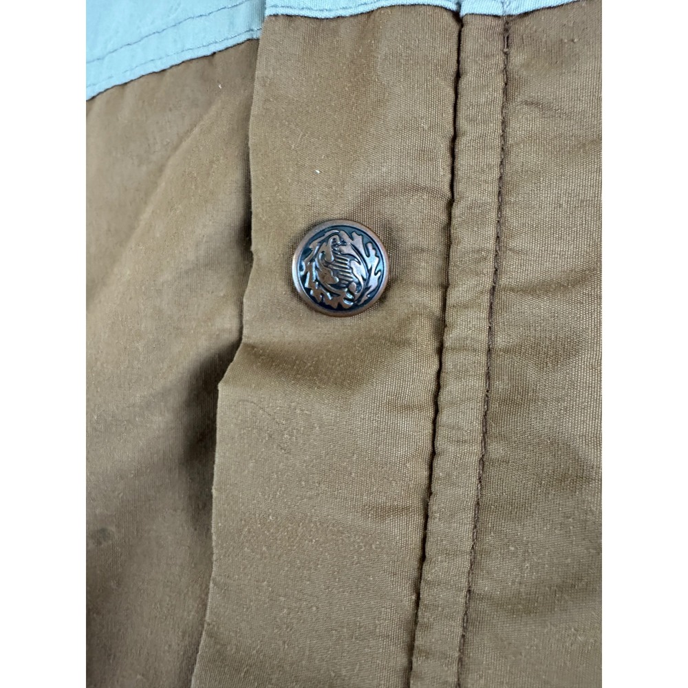 Jansport Gore Tex Hooded Jacket Tan Brown Mens Size Small Made in USA - Picture 11 of 16